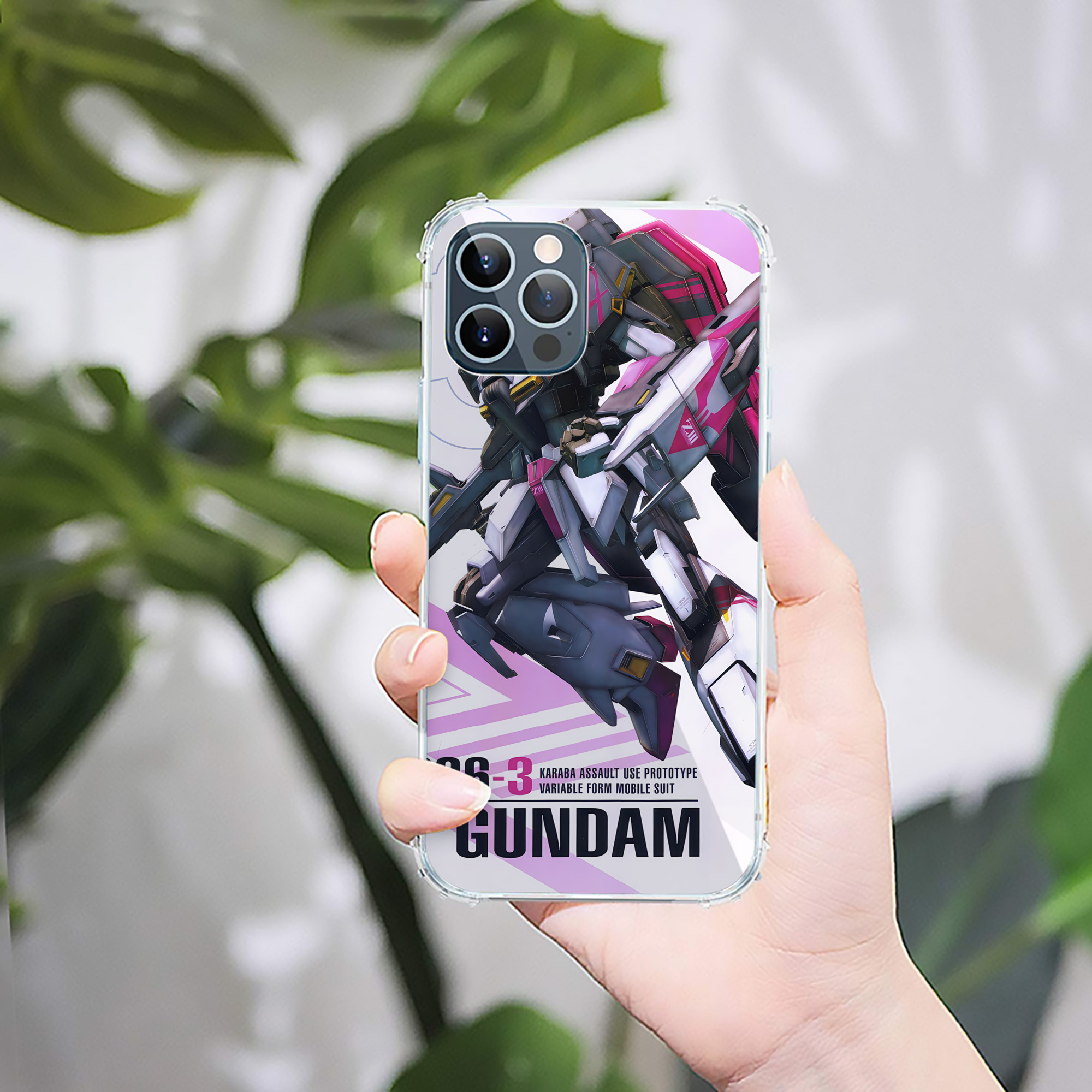 （画像用） 機動戦士ガンダム Mobile Suit Gundam 【iPhone 12シリーズ対応】透明スマホケース（クリアソフトケース）